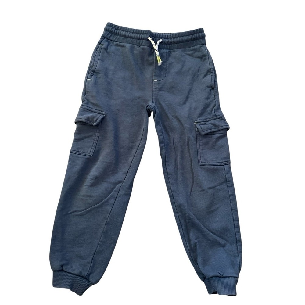 Mini Boden Cargo Jogger‎ Pants Kids Size 6Y Blue Utility Gorpcore Play Casual
